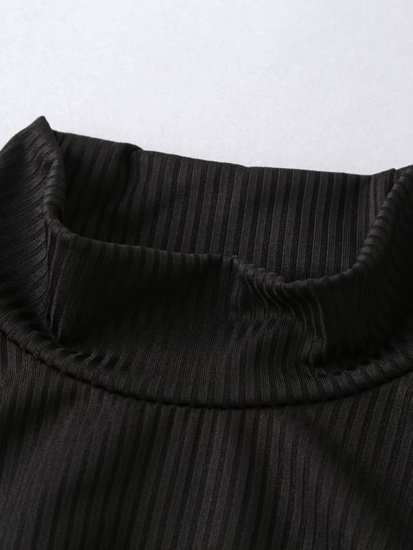 Toddler Girls Mock Neck Tee & Flap Pocket Buckled Belted Pants SHE