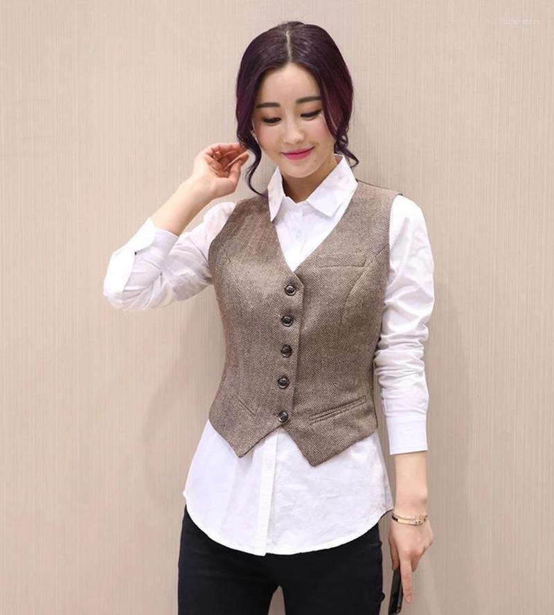 Women's Vests Ladies Herringbone Suit Vest Short Jacket Casual Coat Women Luci22, Black
Women's Vests Ladies Herringbone Suit Vest Short Jacket Casual Coat Women Luci22, Black