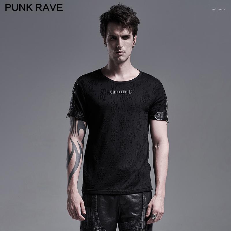 Men' T-Shirts RAVE Men' Punk Daily Wear Short Sleeve T-shirt Hole Broken Casual Slim Summer Simple Tees Tops Hardware DecorationMen, Bk wt-658tdm
Men' T-Shirts RAVE Men' Punk Daily Wear Short Sleeve T-shirt Hole Broken Casual Slim Summer Simple Tees Tops Hardware DecorationMen, Bk wt-658tdm