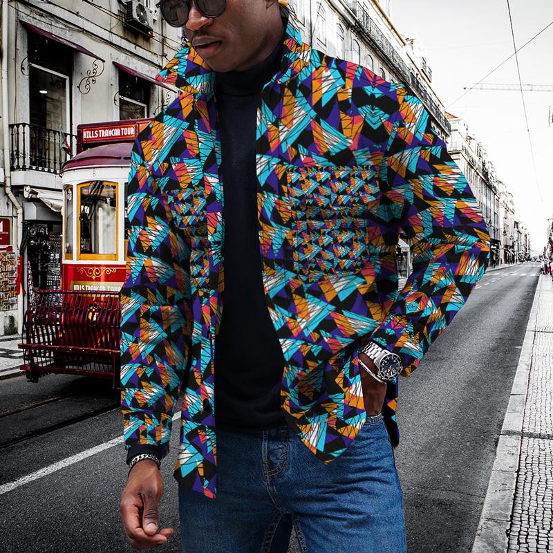 Men's Jackets Men's Shirts Colorful 3d Digital Geometric Printing Loose Lapel Jacket Fashion Casual Sports Windbreaker For All SeasonMen, Ttb40-407-1
Men's Jackets Men's Shirts Colorful 3d Digital Geometric Printing Loose Lapel Jacket Fashion Casual Sports Windbreaker For All SeasonMen, Ttb40-407-1