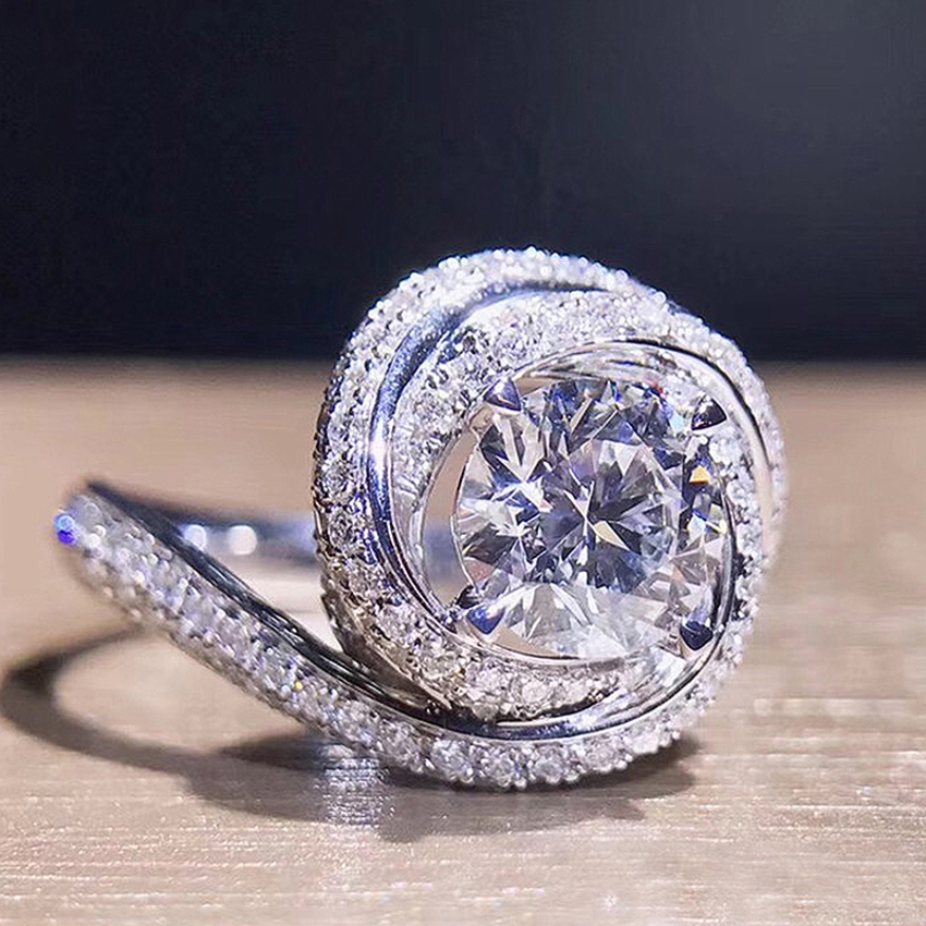 Solitaire Ring 18K White Gold 1ct AU750 DF Color Brilliant Cut Diamond Moissan Wedding Ring
Solitaire Ring 18K White Gold 1ct AU750 DF Color Brilliant Cut Diamond Moissan Wedding Ring