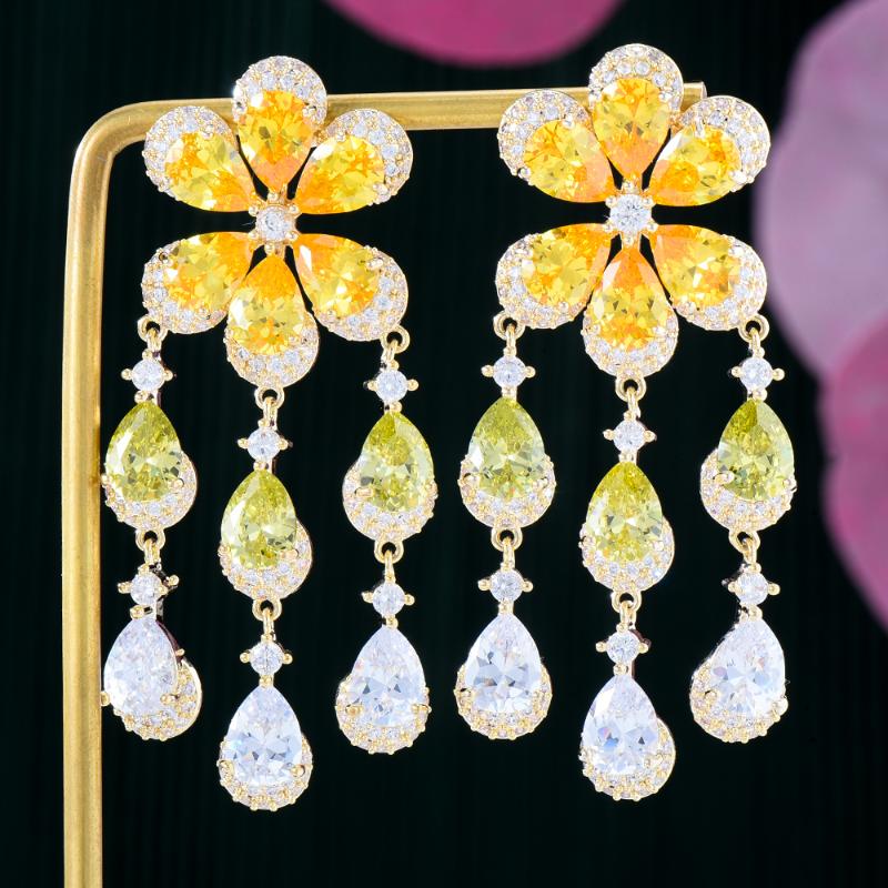 Dangle & Chandelier Spring Trendy Yellow CZ Earrings For Women Wedding Party Dubai Jewelry Aretes De Mujer Modernos 2022Dangle DangleDangle
Dangle & Chandelier Spring Trendy Yellow CZ Earrings For Women Wedding Party Dubai Jewelry Aretes De Mujer Modernos 2022Dangle DangleDangle