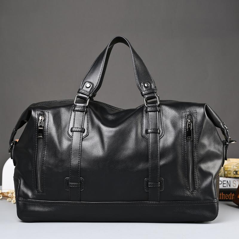 Duffel Bags Fashion Men's Travel Brand Luggage Waterproof Bag Casual Leather Handbag Large Capacity 15" Laptop BagsDuffel, Black
Duffel Bags Fashion Men's Travel Brand Luggage Waterproof Bag Casual Leather Handbag Large Capacity 15" Laptop BagsDuffel, Black