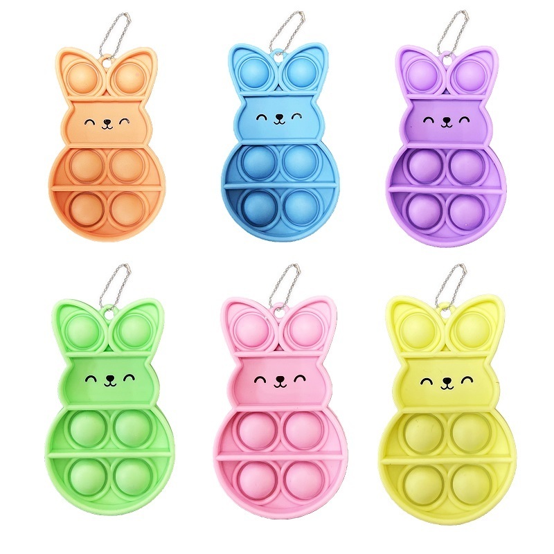 Fidget Toys Sensory Easter Bunny Silicone Push Bubble Anti Stress Educational With Packaging and Cards Decompression Toy Gift Surprise
Fidget Toys Sensory Easter Bunny Silicone Push Bubble Anti Stress Educational With Packaging and Cards Decompression Toy Gift Surprise