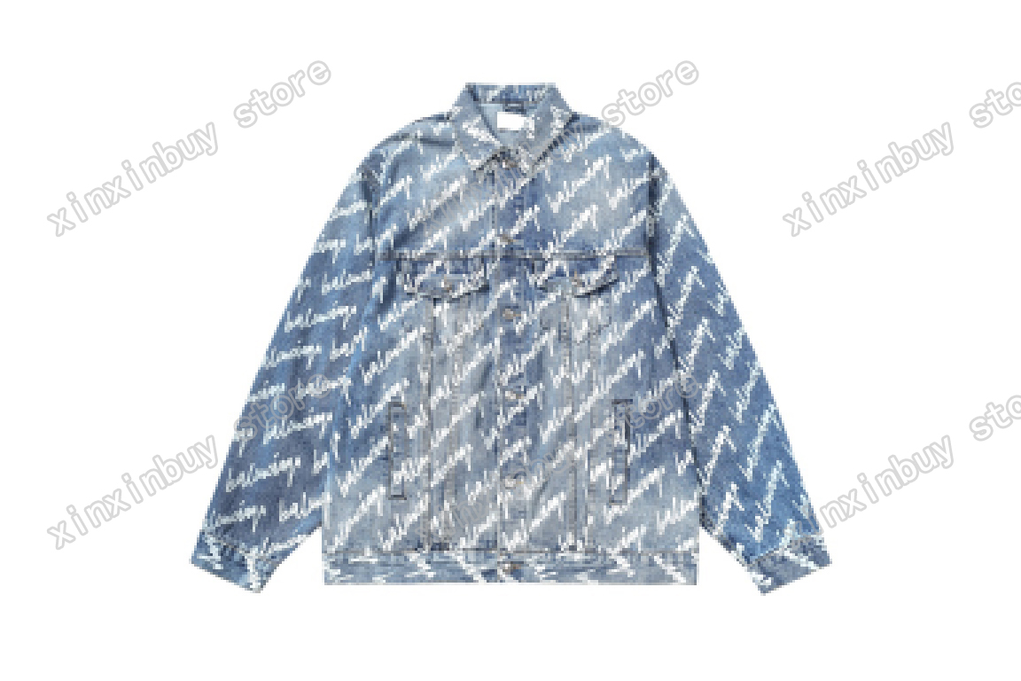 xinxinbuy Designers Jackets Men Women Cursive letter paris Denim Lapel Neck black blue S-L
xinxinbuy Designers Jackets Men Women Cursive letter paris Denim Lapel Neck black blue S-L