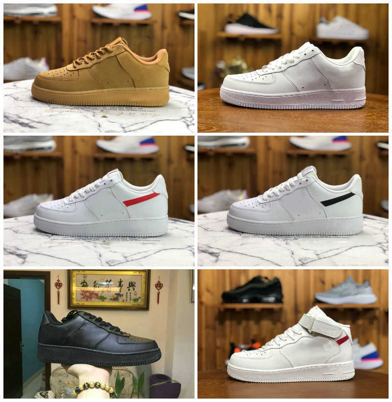 Wholesale Designers Outdoor FORCES Men Low Skateboard Shoes Cheap One Unisex 1 Knit Euro Airs High Women All White Triple Black Wheat Red, Bubble package bag
Wholesale Designers Outdoor FORCES Men Low Skateboard Shoes Cheap One Unisex 1 Knit Euro Airs High Women All White Triple Black Wheat Red, Bubble package bag