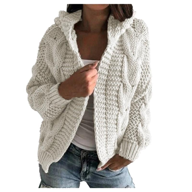Women' Sweaters Women' Knitted Pocket Cardigan Long-Sleeved Sweater Casual Loose Coat CoatWomen, White
Women' Sweaters Women' Knitted Pocket Cardigan Long-Sleeved Sweater Casual Loose Coat CoatWomen, White