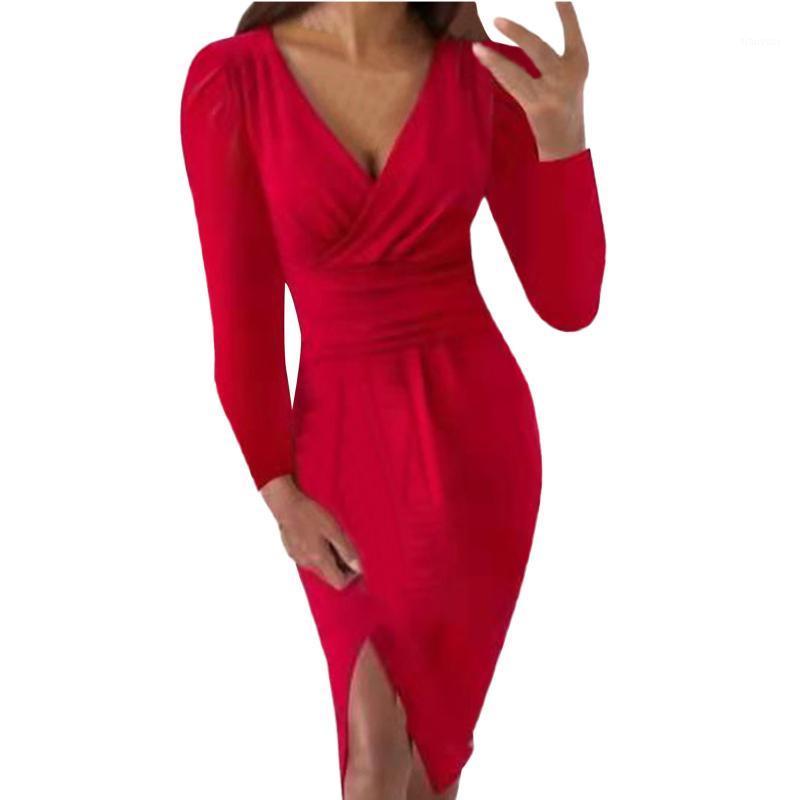 Casual Dresses Office Lady Package Hip Elegant Solid Long Sleeve V Neck Evening Party Woman Slit Bandage Formal Robes Vestidos, Pink
Casual Dresses Office Lady Package Hip Elegant Solid Long Sleeve V Neck Evening Party Woman Slit Bandage Formal Robes Vestidos, Pink