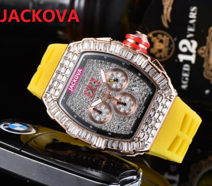 Mens Color Diamonds Watch Luxury Designer Sport Watches Fashion Transparent case 43mm Chronograph Wristwatches Silicone Strap Quartz Men Clock, As pic
Mens Color Diamonds Watch Luxury Designer Sport Watches Fashion Transparent case 43mm Chronograph Wristwatches Silicone Strap Quartz Men Clock, As pic