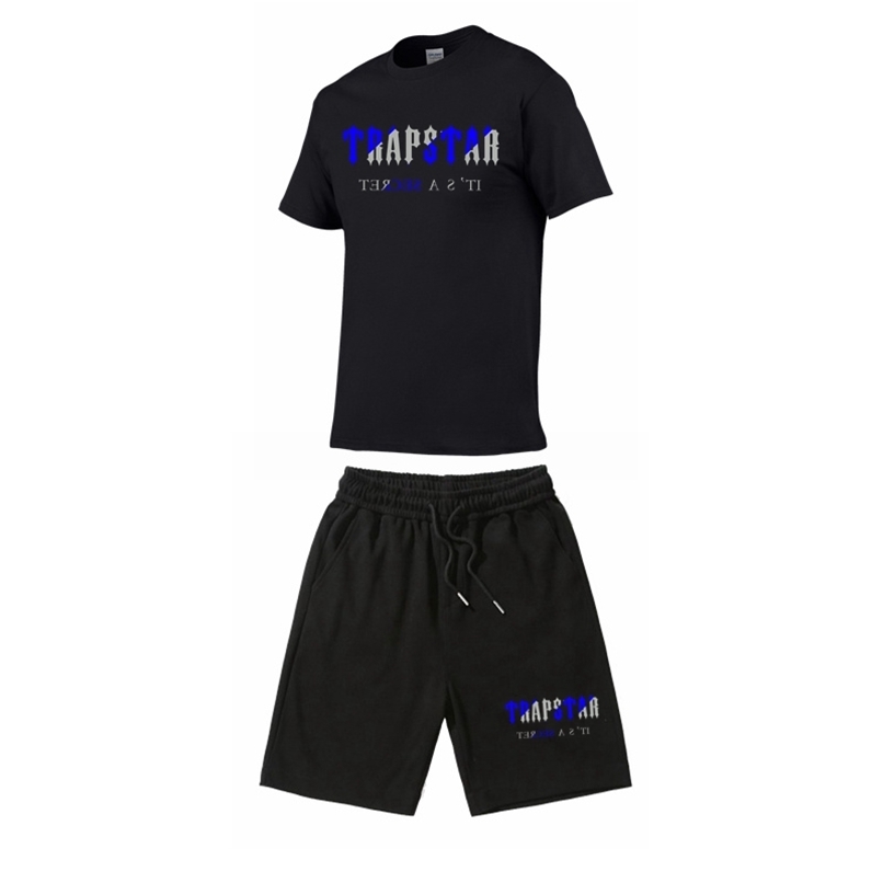 TRAPSTAR Tracksuit Set Men T ShirtShorts Summer Sportswear Jogging Pants Streetwear Harajuku Tops Short Sleeve Suit 220618, Blue h
TRAPSTAR Tracksuit Set Men T ShirtShorts Summer Sportswear Jogging Pants Streetwear Harajuku Tops Short Sleeve Suit 220618, Blue h