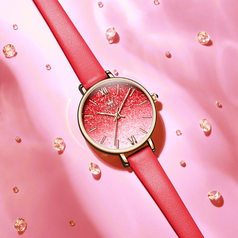 Wristwatches Arrival Quartz Watch Women Fashion Casual Dress 30M Waterproof Wrist Ladies Retro Glass Mirror, Blue
Wristwatches Arrival Quartz Watch Women Fashion Casual Dress 30M Waterproof Wrist Ladies Retro Glass Mirror, Blue