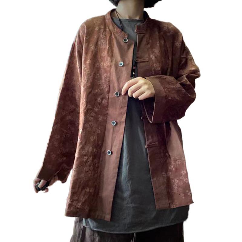 Women's Blouses & Shirts QPFJQD Ladies Retro Linen Print Floral Tops 2022 Autumn Spring ShirtsWomen Loose Button Quality Turn Down Collar, Coffee
Women's Blouses & Shirts QPFJQD Ladies Retro Linen Print Floral Tops 2022 Autumn Spring ShirtsWomen Loose Button Quality Turn Down Collar, Coffee