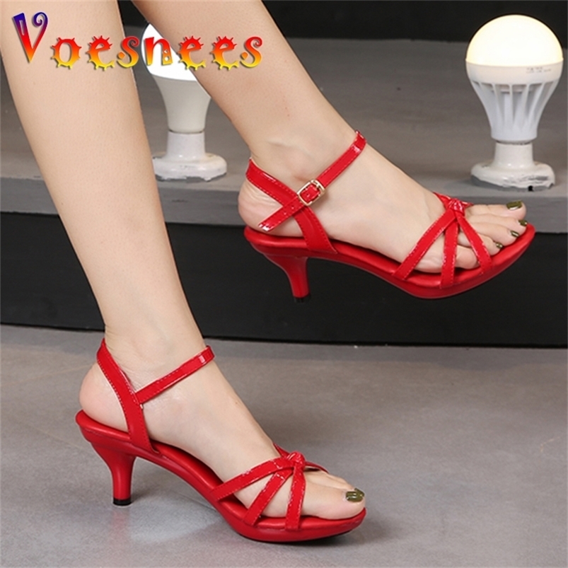 Sandals Women Shoes Big Size Thin Heels Summer Candy Color Peep Toe High Heels Sexy Nightclub Party Slides Cross-Strap Shoes 220406, As picture shown
Sandals Women Shoes Big Size Thin Heels Summer Candy Color Peep Toe High Heels Sexy Nightclub Party Slides Cross-Strap Shoes 220406, As picture shown