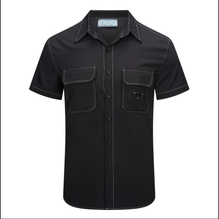 TB Men's Casual Shirt Summer New Short Sleeve Cotton Lapel Double Pocket Classic Women's Black Couple Jacket #M-XXL
TB Men's Casual Shirt Summer New Short Sleeve Cotton Lapel Double Pocket Classic Women's Black Couple Jacket #M-XXL