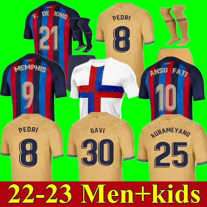 22 23 Ansu Fati Camisetas De Football Soccer Jersey Home Away Memphis Barcelona Pedri Barca 2022 2023 F. De Jong Dest Kit Shirts Adult Men1, Kids away
22 23 Ansu Fati Camisetas De Football Soccer Jersey Home Away Memphis Barcelona Pedri Barca 2022 2023 F. De Jong Dest Kit Shirts Adult Men1, Kids away