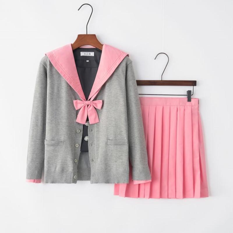 Clothing Sets Women Summer Pink Dress Set JK Japan Preppy Style Cute Kawaii High School Student Class Sailor Collar UniformClothing, Pink skirt
Clothing Sets Women Summer Pink Dress Set JK Japan Preppy Style Cute Kawaii High School Student Class Sailor Collar UniformClothing, Pink skirt
