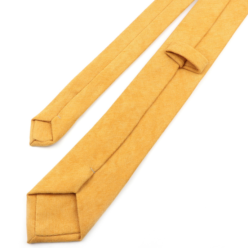 Men's Solid Color Tie Soft Downy Suede Colorful Red Blue Gray Green 7cm Cotton Necktie For Formal Party Wedding Groom Nice Gift 220409