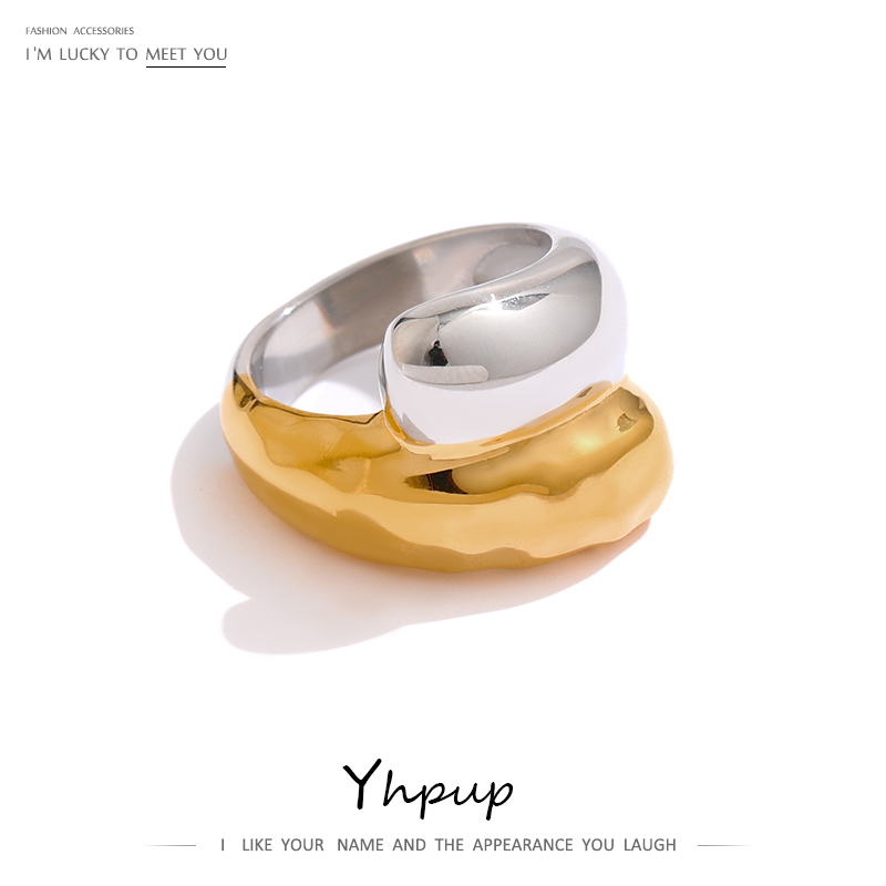 Yhpup Stainless Steel Twist Ring for Women Trendy Metal 18 K Geometric Finger Bagues Pour Femme Party Gift 220716
Yhpup Stainless Steel Twist Ring for Women Trendy Metal 18 K Geometric Finger Bagues Pour Femme Party Gift 220716