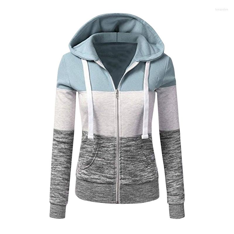 Women' Hoodies & Sweatshirts Women Colorblock Autumn Winter Casual Slim Drawstring Zipper Sweatshirt Female Fashion Long Sleeve Hooded Pull, Black 
Women' Hoodies & Sweatshirts Women Colorblock Autumn Winter Casual Slim Drawstring Zipper Sweatshirt Female Fashion Long Sleeve Hooded Pull, Black