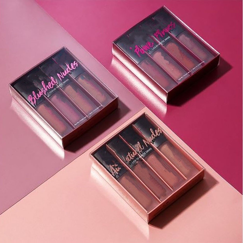 Hot Liquid Matte Minis Lip Gloss 4 Color Beauty Brand Lipsticks 9 Kinds Edition Can Choose Epacket Ship