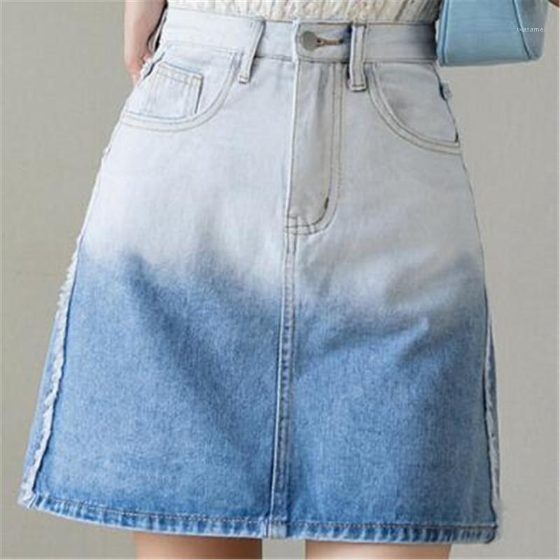 Skirts 2022 -selling Gradient Color Denim Skirt Female Fashion Temperament Trendy Women' Clothing, Light blue
Skirts 2022 -selling Gradient Color Denim Skirt Female Fashion Temperament Trendy Women' Clothing, Light blue