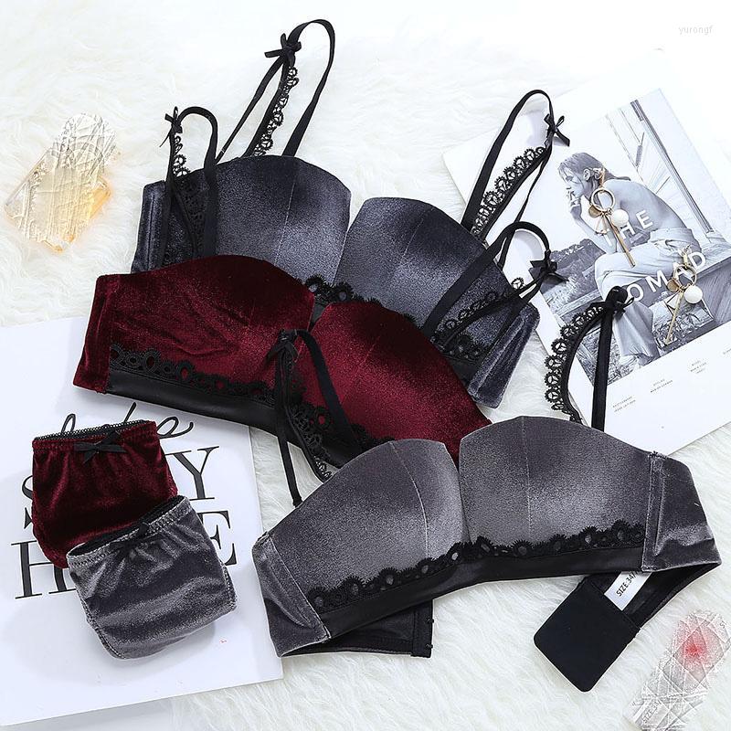 Bras Sets Sexy Plush Bra And Panty Set Deep-v Neck Hollow Out Women Fashion Underwear Push Up Seamless Fur 2022 Winter Girls Lingerie, Blue
Bras Sets Sexy Plush Bra And Panty Set Deep-v Neck Hollow Out Women Fashion Underwear Push Up Seamless Fur 2022 Winter Girls Lingerie, Blue