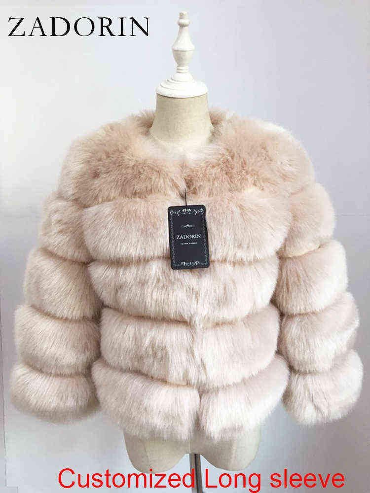 Zadorin Long Sleeve Faux Fox Fur Coat Women Winter Fashion Thick Warm s Outerwear Fake Clothing J220719, Deep lotus pollen
Zadorin Long Sleeve Faux Fox Fur Coat Women Winter Fashion Thick Warm s Outerwear Fake Clothing J220719, Deep lotus pollen