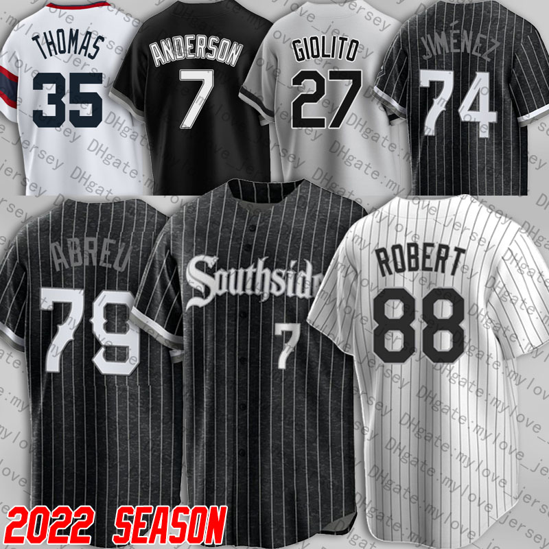 Chicago 7 Tim Anderson White 88 Luis Robert Jersey Baseball Jose Abreu Josh Harrison Yoan Moncada Frank Thomas Jerseys Eloy Jimenez AJ Pollock Giolito Hendriks, Man custom jersey (bw)
Chicago 7 Tim Anderson White 88 Luis Robert Jersey Baseball Jose Abreu Josh Harrison Yoan Moncada Frank Thomas Jerseys Eloy Jimenez AJ Pollock Giolito Hendriks, Man custom jersey (bw)