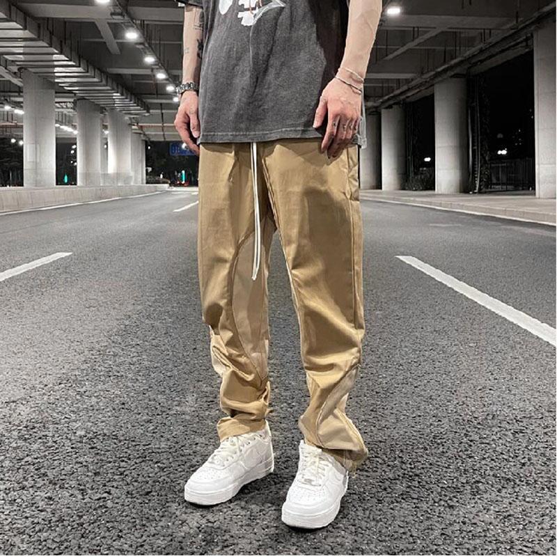 Men's Pants Ankle Zipper Color Block Drawstring Mens Cargos Retro High Street Vibe Style Baggy Trousers Loose Harakjuku Hip Hop Track PantsM, Black
Men's Pants Ankle Zipper Color Block Drawstring Mens Cargos Retro High Street Vibe Style Baggy Trousers Loose Harakjuku Hip Hop Track PantsM, Black