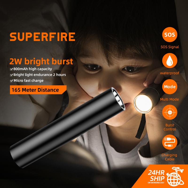 Flashlights Torches SUPERFIRE S11-D Powerful USB Direct Charge Mini Bright Torch Long-range Home Outdoor Led Failure
Flashlights Torches SUPERFIRE S11-D Powerful USB Direct Charge Mini Bright Torch Long-range Home Outdoor Led Failure