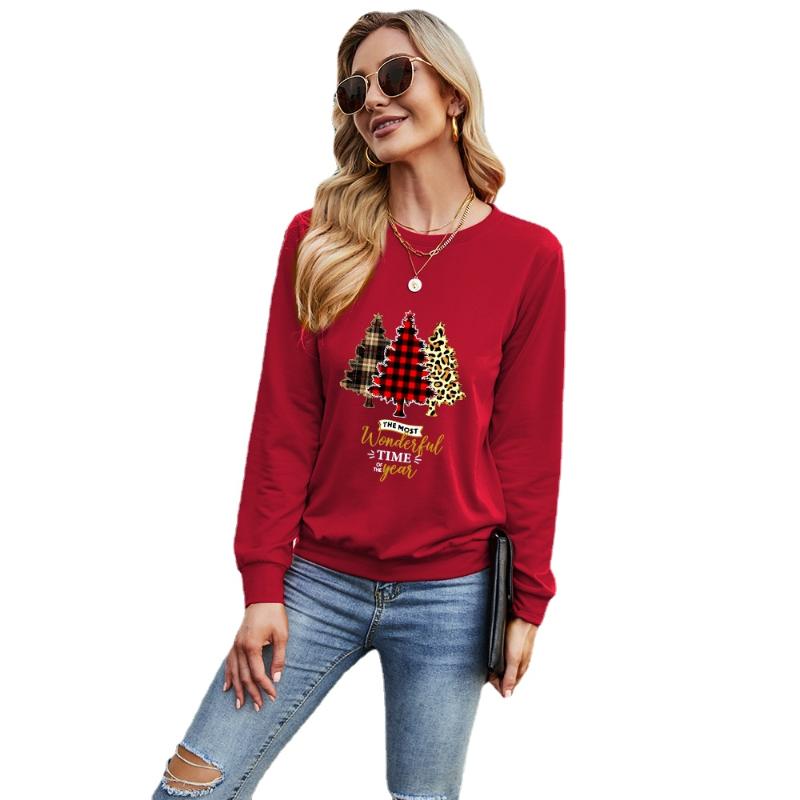 Women' T-Shirt Autumn Winter Christmas Tree Printing Solid Long Sleeve Casual Graphic Tee Fashion Outer Female Loose TopsWomen, Black
Women' T-Shirt Autumn Winter Christmas Tree Printing Solid Long Sleeve Casual Graphic Tee Fashion Outer Female Loose TopsWomen, Black