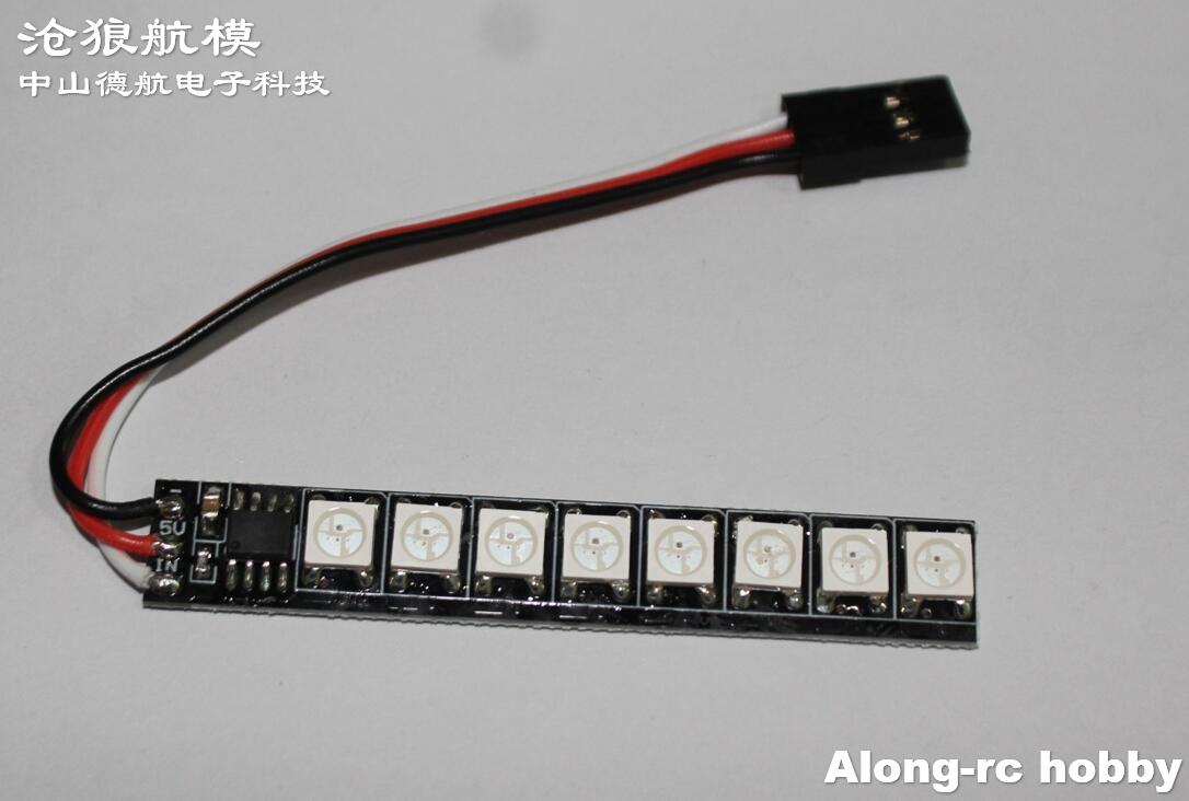 4PCS WS2812 LED 7 Colors 1W LED Light Board LED Strip for QAV250 260 Quadcopter RC Airplane Plane 5V Remote Controller The Color
4PCS WS2812 LED 7 Colors 1W LED Light Board LED Strip for QAV250 260 Quadcopter RC Airplane Plane 5V Remote Controller The Color