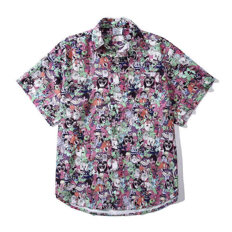 21ss Short Sleeve T-shirt Cartoon Comics Full Print Men And Women OversizedT220721
21ss Short Sleeve T-shirt Cartoon Comics Full Print Men And Women OversizedT220721