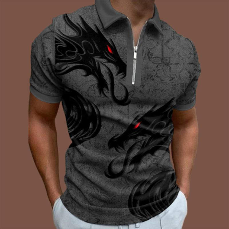 Men' Polos Dragon Printed Shirts Men 3d Shirt Zipper Summer Breathable With Short Sleeve Lapel Mens Clothing Oversized Tops PolosMen, Xwcj-dw79
Men' Polos Dragon Printed Shirts Men 3d Shirt Zipper Summer Breathable With Short Sleeve Lapel Mens Clothing Oversized Tops PolosMen, Xwcj-dw79