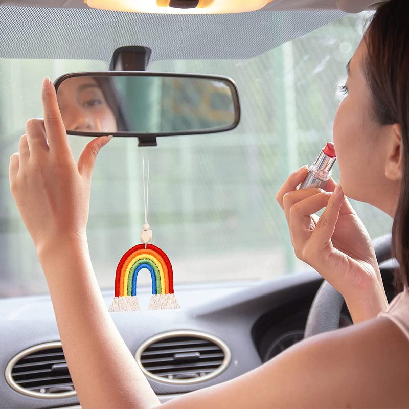 Interior Decorations Car Hanging Accessories Air Freshener Decor Pendant Boho Rainbow Wall Diffuser Rearview Mirror OrnamentsInterior Interi
Interior Decorations Car Hanging Accessories Air Freshener Decor Pendant Boho Rainbow Wall Diffuser Rearview Mirror OrnamentsInterior Interi