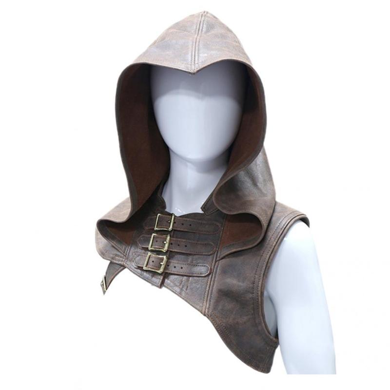 Men's Jackets Cowl Hood Solid Color Hooded Unisex Sleeveless Buckles Halloween Cosplay Costume For, Black;brown
Men's Jackets Cowl Hood Solid Color Hooded Unisex Sleeveless Buckles Halloween Cosplay Costume For, Black;brown