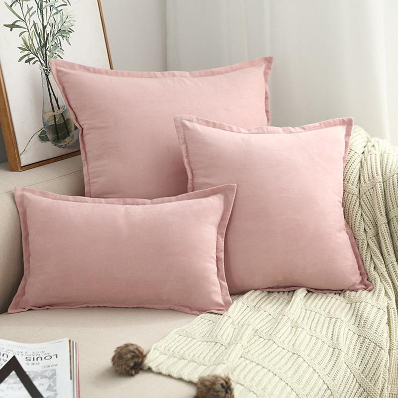 Cushion/Decorative Pillow 60cm Nordic Solid Color Suede Cushion Cover 45 45cm Soft Skin-friendly Pillowcase Home Sofa Chair Covers Decorativ, 8-1pcs 
Cushion/Decorative Pillow 60cm Nordic Solid Color Suede Cushion Cover 45 45cm Soft Skin-friendly Pillowcase Home Sofa Chair Covers Decorativ, 8-1pcs