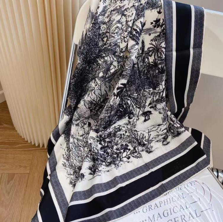 2022 Fashion Silk Scarves Women's Folar Classic Forest Floral Print Scarf 90x90cm Square Scarves Muslim Headscarves Neck Rrings Neckchief
2022 Fashion Silk Scarves Women's Folar Classic Forest Floral Print Scarf 90x90cm Square Scarves Muslim Headscarves Neck Rrings Neckchief