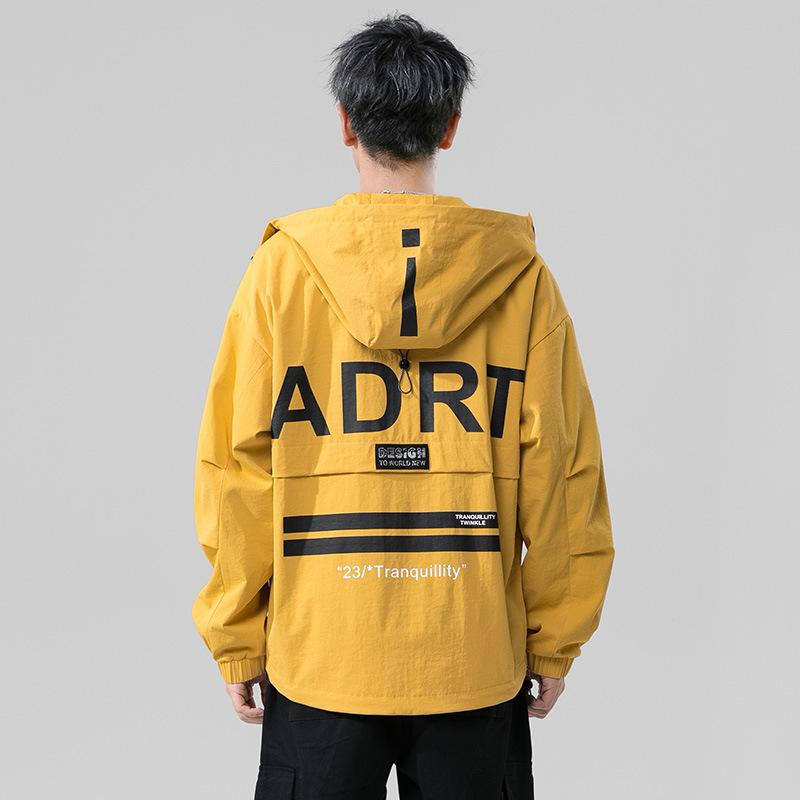 Men's Autumn Bomber Jackets, Streetwear Fashion Hooded Coats