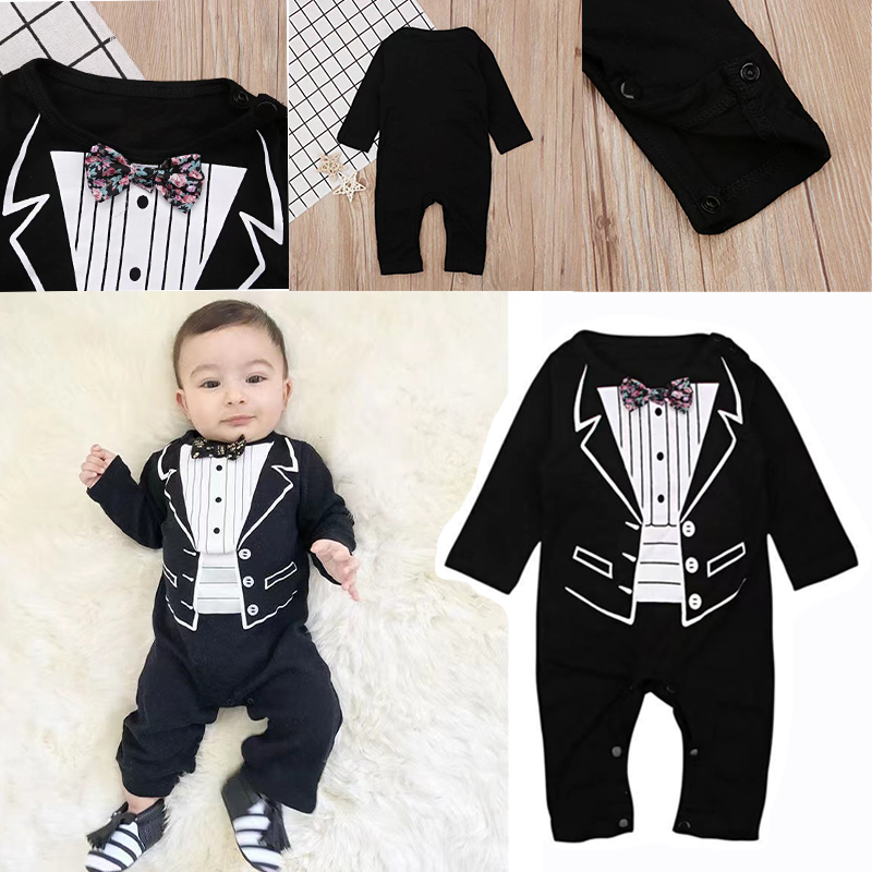 Children's Suit Clothes Girls Boys Full Dress Rompers Cotton Kids Lnfant Clothing Suitable For Banquets And Wedding Parties Baby Infant Clothe