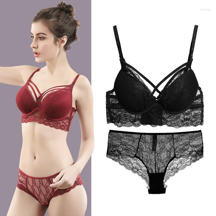 Bras Sets European And American Lace Bra Set Burst Cross Sexy Adjusted Lingerie Gather Up To Support Comfortable Soft Skin Friendly, Black
Bras Sets European And American Lace Bra Set Burst Cross Sexy Adjusted Lingerie Gather Up To Support Comfortable Soft Skin Friendly, Black