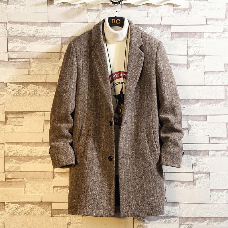 Men's Wool & Blends Jackets Medium And Long Woolen Coat Korean Version Business Casual Streetwear Autumn Winter Berserk Kend22, Brown
Men's Wool & Blends Jackets Medium And Long Woolen Coat Korean Version Business Casual Streetwear Autumn Winter Berserk Kend22, Brown
