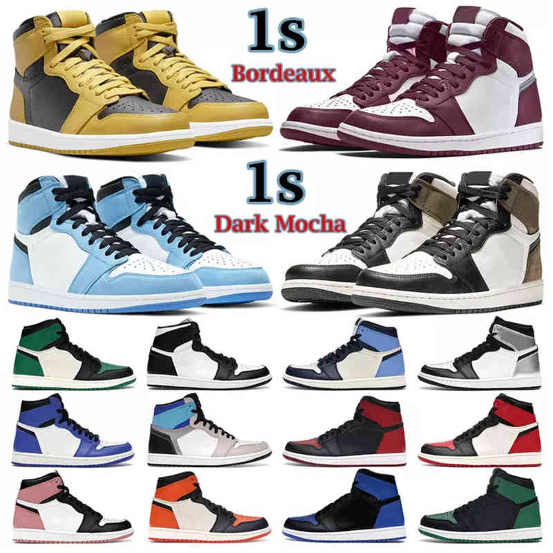 2022 men women jumpman basketball shoes 1s high OG 1 Bordeaux Prototype Electro Orange Shadow Hyper Royal University Blue Bred Patent mens, Box
2022 men women jumpman basketball shoes 1s high OG 1 Bordeaux Prototype Electro Orange Shadow Hyper Royal University Blue Bred Patent mens, Box
