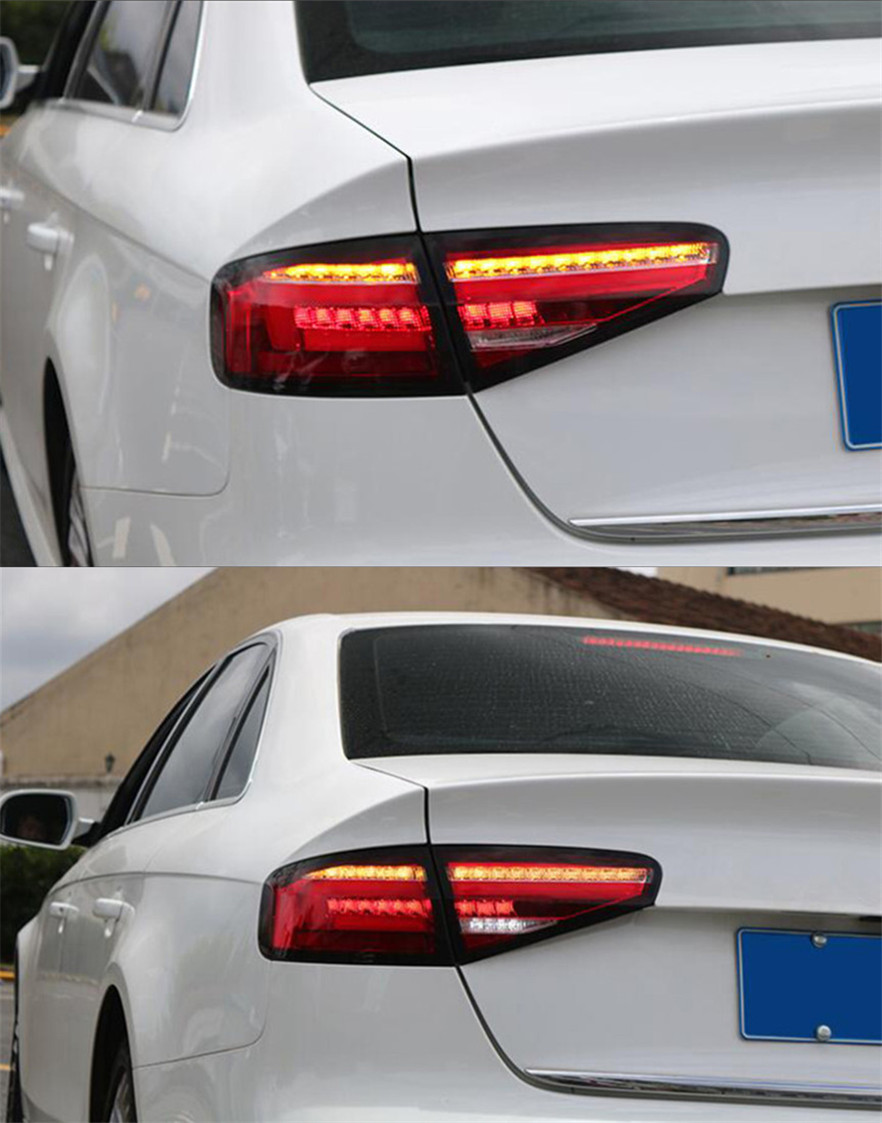 Taillights For A4 B8 A4L 20 13-20 16 Tail Lights Rear Lamp LED DRL Running Signal Brake Reversing Parking Light