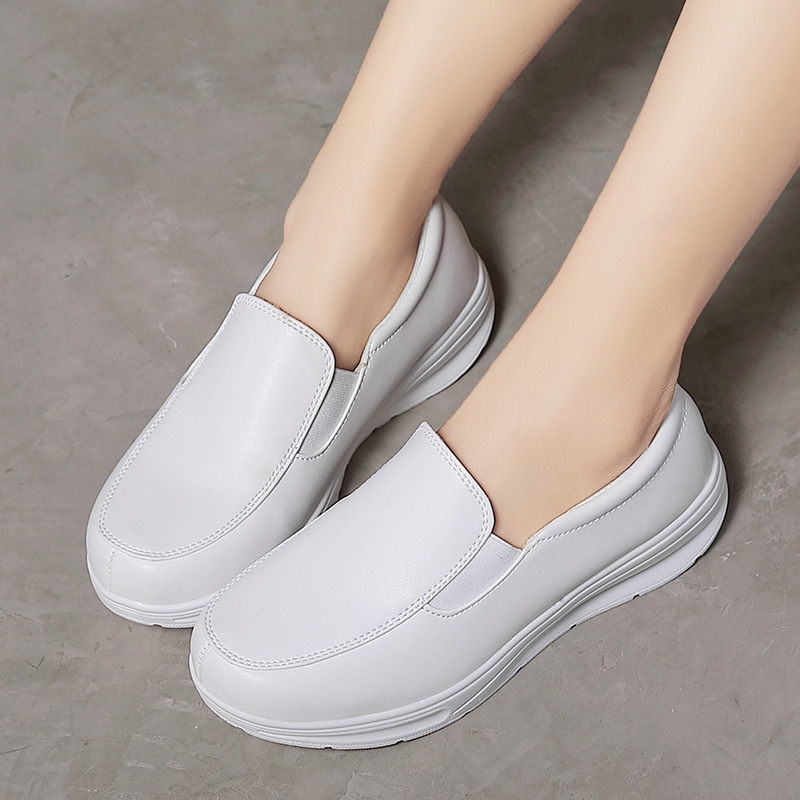 Women's Loafers Nurse Work Walking Shoes Wedges Shake Shoes 220511