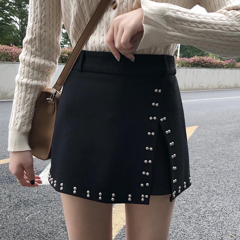 Women's Shorts Women Large Size High Waist Women's Autumn And Winter Irregular Pantskirt A- Line Ropa MujerWomen's, Black
Women's Shorts Women Large Size High Waist Women's Autumn And Winter Irregular Pantskirt A- Line Ropa MujerWomen's, Black