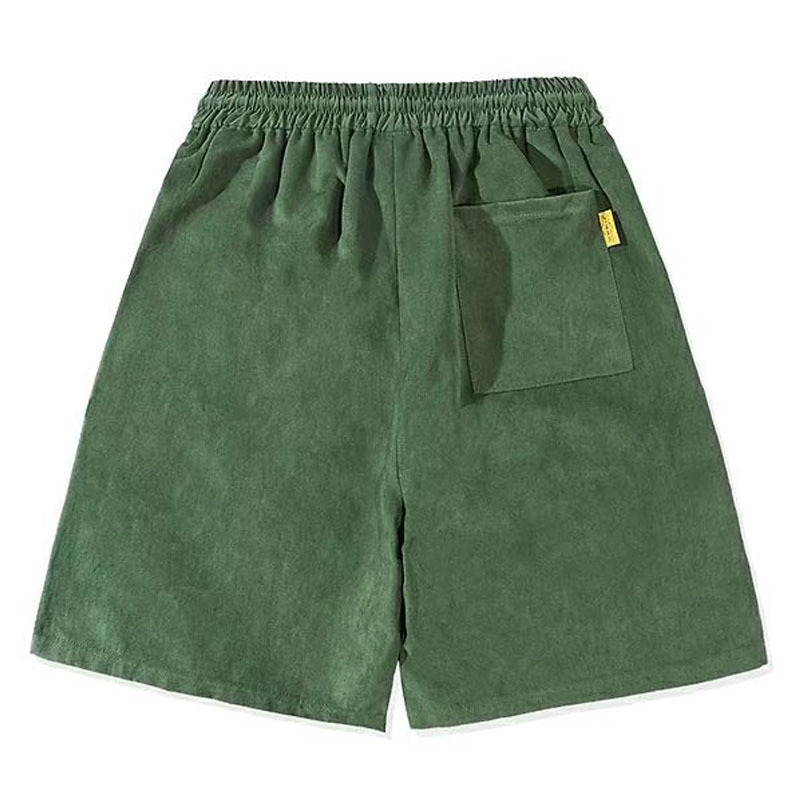 Streetwear Hip Hop Cargo Sports Shorts Men Harajuku Letter Printed Summer Loose Elastic Waist Casual Five Points Pants Male 220722