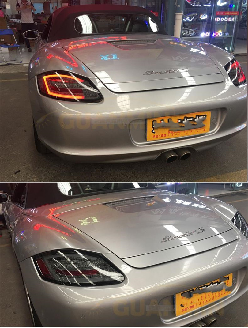 Car Styling Rear Lamp For Porsche Cayman 987 LED Tail Light 2005-2008 LED Turn Signal Running Lights Auto Accessories