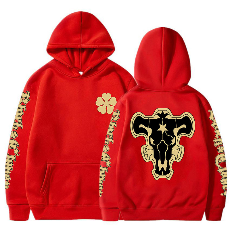 Anime Black Clover Black Bulls Squad Emblem Hoodies Yami Asta Magic Knights Sweatshirts Tops Pullovers Sudadera felpa moletom 220805