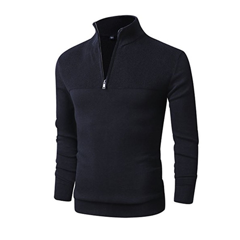 100% Cotton Pollovers Sweater Men Casual Sweater Pull Homme Knitted Pullovers Zipper turtleneck Long Sleeve Knitwear 3XL s 201203, Black
100% Cotton Pollovers Sweater Men Casual Sweater Pull Homme Knitted Pullovers Zipper turtleneck Long Sleeve Knitwear 3XL s 201203, Black